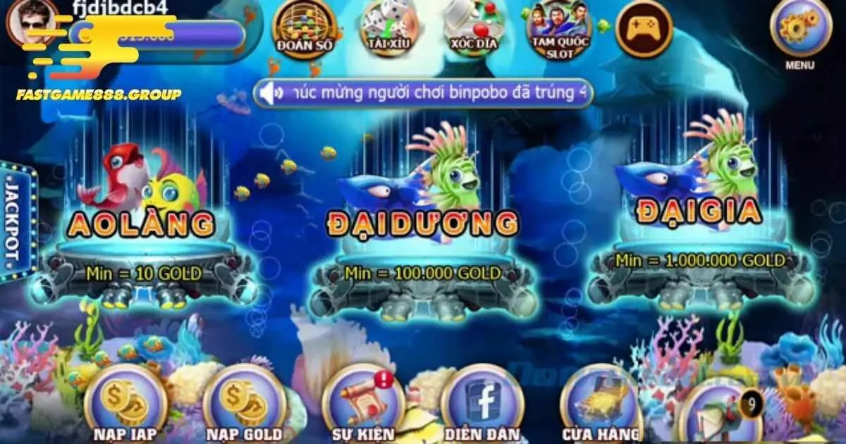 Giới thiệu về game bắn cá Fastgame888