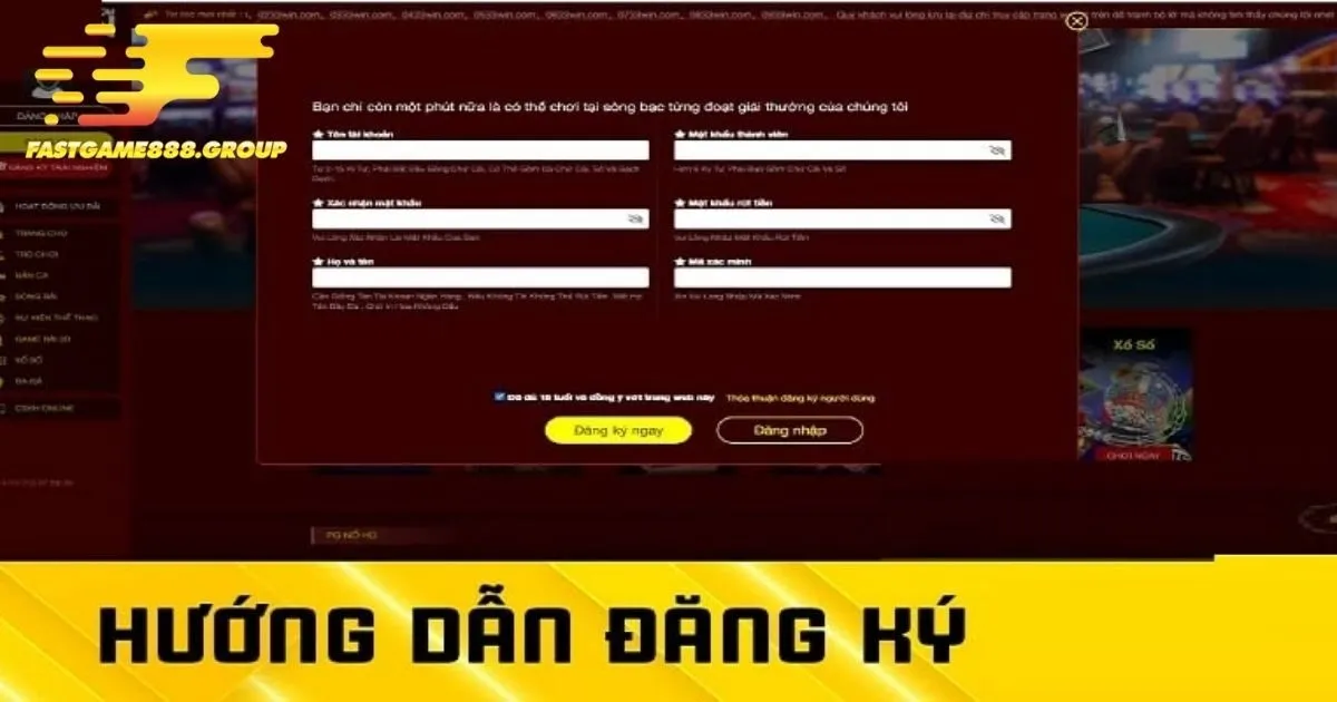 Hướng dẫn các thao tác để trải nghiệm cá cược tại Fastgame888
